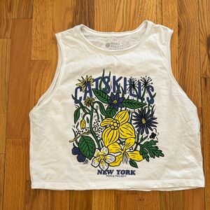 Flash sale this weekend only - Parks Project Catskills crop tank, xs, cotton